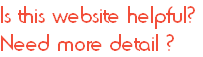 Is this website helpful?
Need more detail ?